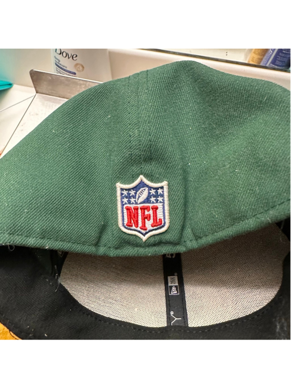 Men's New Era Green Bay Packers Fitted Hat Green - Picture 3 of 4
